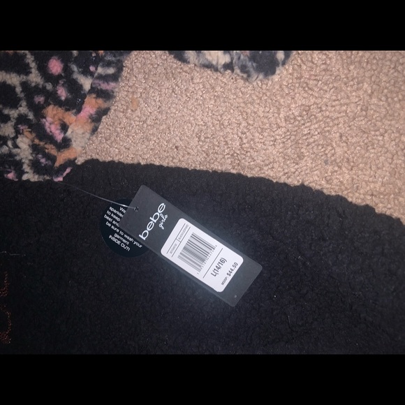 BeBe Leopard Girls fleece set NWT - Picture 5 of 5